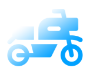 motor bike accident icon