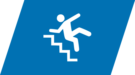 fall down stairs