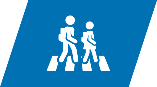 pedestrians crossing